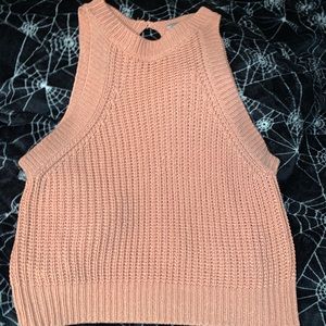 Knitted pink top